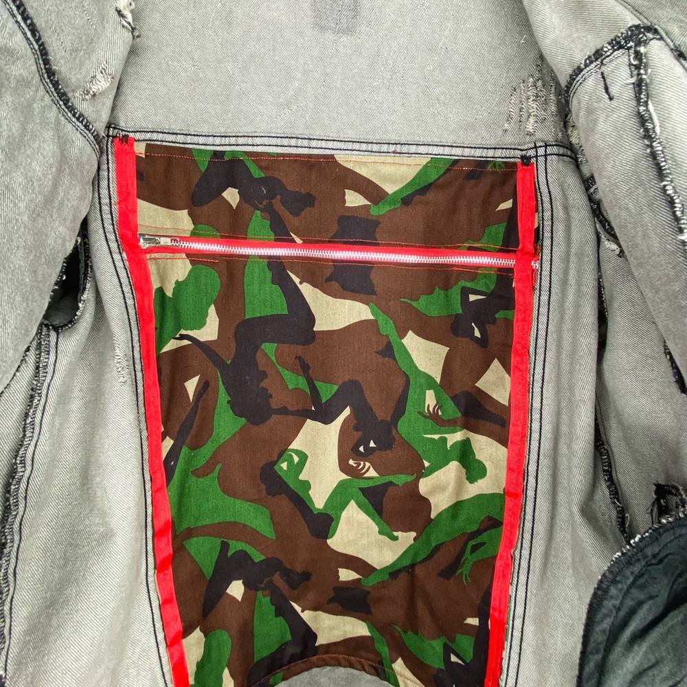 Men’s Large Custom Jean Jacket